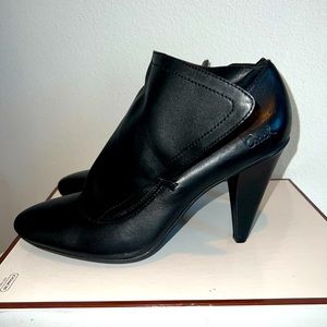 New Coach leather booties